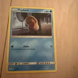 Pokemon Card TCG Psyduck 7/18 HOLO Detective Pikachu Movie Near Mint NM 2019 - Image 1