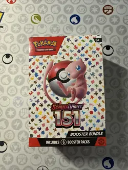 Pokemon TCG Scarlet & Violet 151 Booster Bundle Sealed New (6 packs) - Image 1