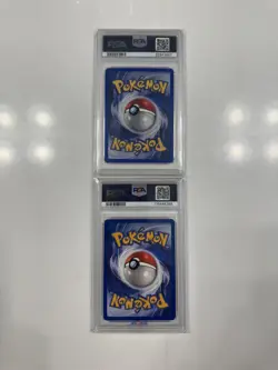2000 Pokemon Gym Heroes Magneton Holo and Poliwrath both PSA 9 and 1st Edition - Image 2