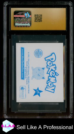 NIDOKING POKEMON MERLIN 117 2000 SERIES 2 CRACKED ICE CGC PRISTINE 10 - Image 2