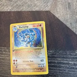 Machamp 8/102 Base Set Holo Rare 1st Edition 1999 WOTC Pokemon TCG LP - Image 3