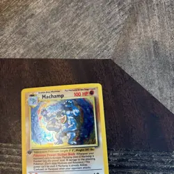 Machamp 8/102 Base Set Holo Rare 1st Edition 1999 WOTC Pokemon TCG LP - Image 5