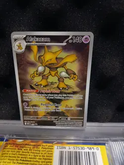 Pokemon Alakazam MEP009 Mega Evolutions ETB Promo - Image 1