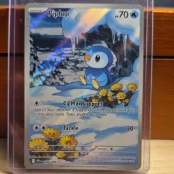 Pokemon TCG Holo Piplup #98 Pokemon Phantasmal Flames NM - Image 3