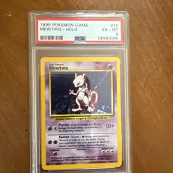 Psa 6 1999 Pokemon Mewtwo 10/102 Holo - Image 1