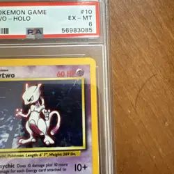 Psa 6 1999 Pokemon Mewtwo 10/102 Holo - Image 4