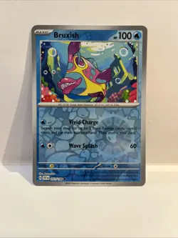 Bruxish SV01: Scarlet & Violet Base Set Pokemon 051/198 Reverse Holo NM+ - Image 1