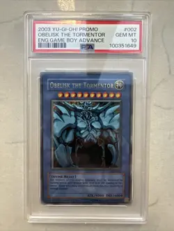 Yugioh Obelisk the Tormentor GBI-002 Ultra Rare PSA 10 GEM MINT - Image 1