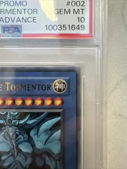 Yugioh Obelisk the Tormentor GBI-002 Ultra Rare PSA 10 GEM MINT - Image 3