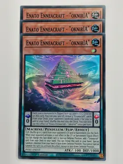 Yu Gi Oh - 3x PHRE-EN019 Enato Enneacraft - oknirIA - Super Rare - Image 1