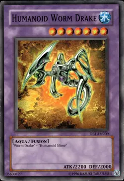 Humanoid Worm Drake - DB1-EN209 - LP - YuGiOh - Image 1