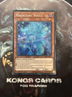 RA02-EN014 "Magicians' Souls" Secret Rare YuGiOh! NEW - Image 1