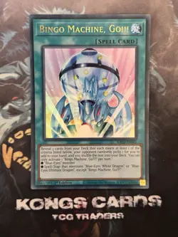 Bingo Machine Go!!! RA02-EN062 Ultra Rare 1st Edition YuGiOh! NEW - Image 1