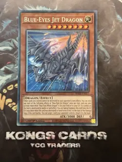 RA02-EN017 "Blue-Eyes Jet Dragon" Collector's Rare YuGiOh! NEW - Image 1