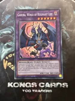 RA02-EN024 Garura, Wings of Resonant Life Collector's Rare YuGiOh! - Image 1