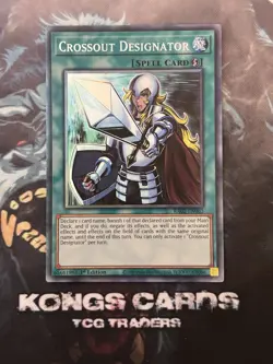 RA02-EN063 "Crossout Designator" Collector's Rare YuGiOh! NEW - Image 1