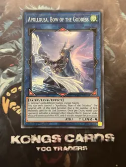RA02-EN040 "Apollousa, Bow of the Goddess Collector's Rare YuGiOh - Image 1