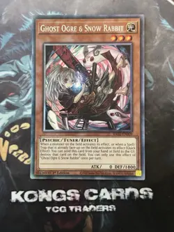 RA02-EN009 "Ghost Ogre & Snow Rabbit" Collector's Rare YuGiOh! NEW - Image 1