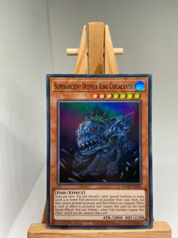 Superancient Deepsea King Coelacanth - Super Rare 1st Ed MAZE-EN036 NM YuGiOh - Image 1