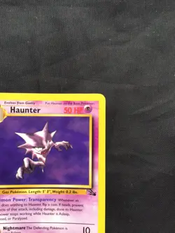 Pokemon Cards: Fossil 1st Edition Rare: Haunter 21/62 - Image 3