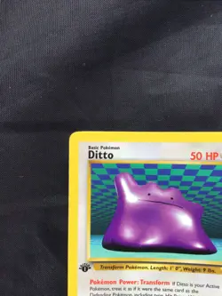 Pokemon Cards: Fossil 1st Edition Rare: Ditto 18/62 - Image 2