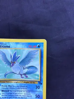 Pokemon Cards: Fossil 1st Edition Rare: Articuno 17/62 - Image 3