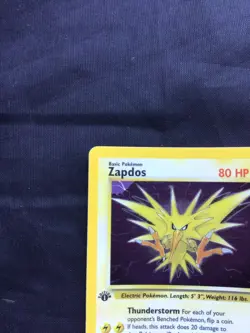 Pokemon Cards: 1st Edition Fossil Rare Holo: Zapdos 15/62 - Image 3