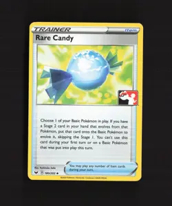 Rare Candy 180/202 Sword & Shield Prize Pack Stamped Pokemon Card - Image 2
