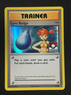 Gym Badge XY204 HOLO Pokemon Card XY Black Star Promo Holo Rare Misty - Image 1