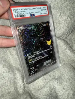 2021 POKEMON CELEBRATIONS FA/ ZEKROM #114 CLASSIC COLLECTION BLACK/WHITE PSA 10 - Image 2