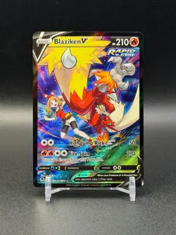 Pokemon Blaziken V TG14/TG30 Swsh12: Silver Tempest Trainer Gallery - Image 1
