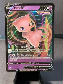 Pokemon TCG Mew V #113/264 Ultra Rare SWSH08: Fusion Strike NM/M Card - Image 1