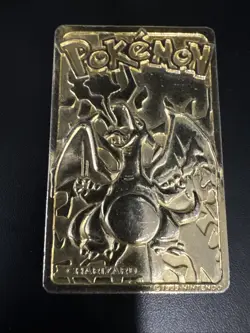 Pokemon 23k Gold Plated Charizard Trading Card Burger King 1999 RARE Limited!!!! - Image 1