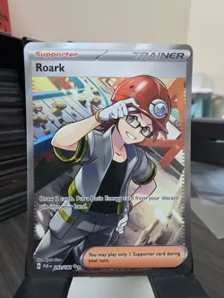 Pokemon TCG Roark Paradox Rift 242/182 Holo Ultra Rare Collectors Trainer Card - Image 1