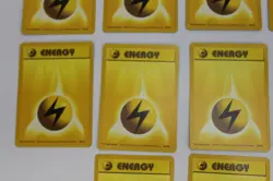 Pokemon TCG Base Set Lightning Energy 100/102 Common Lot of 13 - Image 4