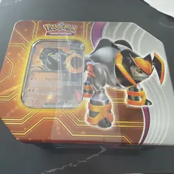 Pokemon TCG: Paradox Destinies Iron Boulder ex Tin New Sealed 5 Booster 1 Promo - Image 1