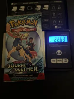 Heavy! Over 22.63 Gram Pokemon Journey Together Booster Pack Sealed - Image 1
