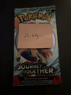 Heavy! Over 22.63 Gram Pokemon Journey Together Booster Pack Sealed - Image 4