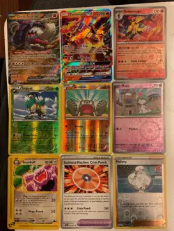 18 Pokemon TCG Cards Lot Shinny Holo/Full Arts&,Many Reverse&Holo's Check Pics - Image 1