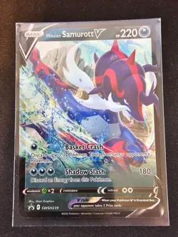 Hisuian Samurott V SWSH239 - Sword and Shield Promo - Pokemon TCG - (NM) - Image 1