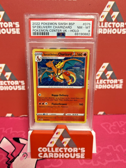 SPECIAL DELIVERY CHARIZARD | SWSH075 | PSA 8 | POKEMON CENTER PROMO | G20 - Image 1