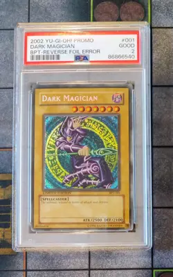 Yu-gi-oh! Dark Magician BPT Reverse Foil Error BPT-001 PSA Gorgeous - Image 1