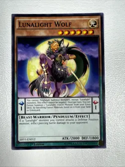 Lunalight Wolf | SHVI-EN012 NM 1st Edition Regular Common Yugioh Card - Image 1