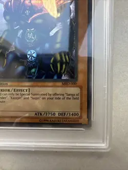 YuGiOh Gate Guardian 1st Edition MRD-000 Metal Raiders PSA 9 Mint - Image 5