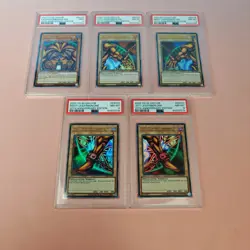 THE FULL EXODIA 5 SET YUGIOH G000 2023 LEGEND/BLUE EYES 25TH ANNI UR ENG PSA 9 - Image 1