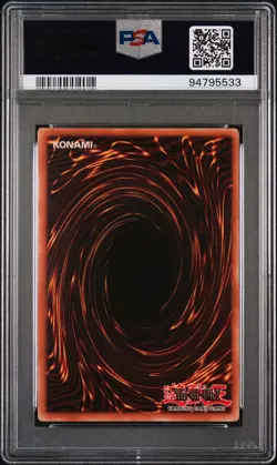 2002 Yu-Gi-Oh! Gaia The Drag/Champ Legend of Blue Eyes LOB REVERSE Secret PSA 6 - Image 2