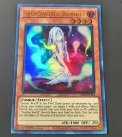Yu-Gi-Oh! Necroworld Banshee Ultra Rare 1st Edition GFP2-EN114 LP - Image 1