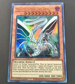 Yu-Gi-Oh! Malefic Cyber End Dragon Ultra Rare 1st Edition GFP2-EN101 LP - Image 1