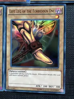 Exodia the Forbidden One Complete Set YGLD Near Mint Yugioh Cards - Image 5