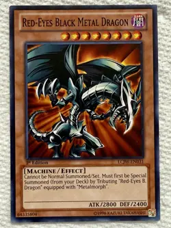 Red-Eyes Black Metal Dragon Yu-Gi-Oh! LCJW-EN031 1st Edition Common NM/Mint - Image 1